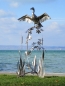 Preview: Garden artwork cormorant steel